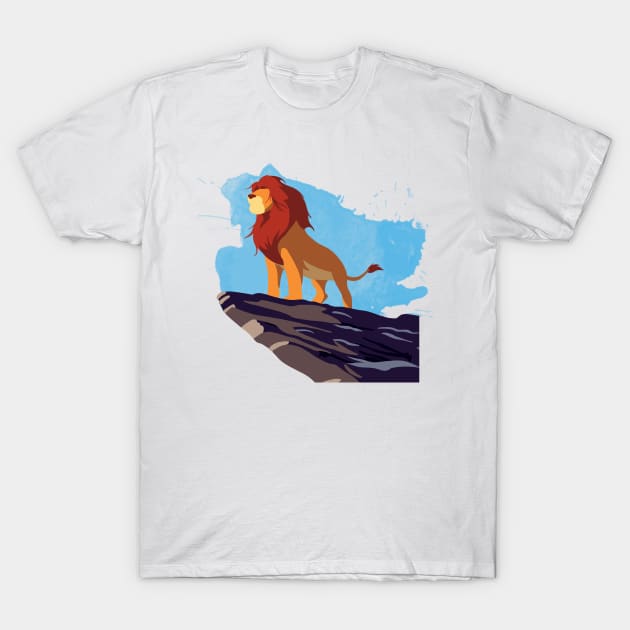 The Lion King Minimalist T-Shirt by DanMcG2018